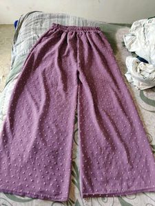 Flowy Dot Pattern Palazzos