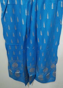 Blue Ethnic Palazzo Pants
