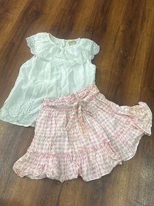 Skirt top set for 5-7yrs old