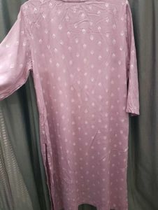 AVAASA MNM LAVENDER STRAIGHT KURTA