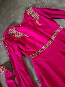Elegant Pink Ethnic Gown