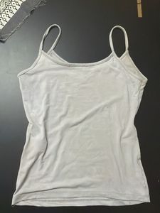 Light Grey Spaghetti Strap Tank Top
