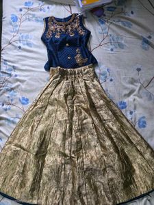💙✨ Vintage Y2K Girls Lehenga Choli Set ✨💛