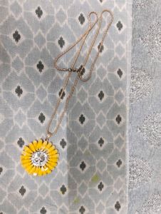 Sunflower Pendant Necklace