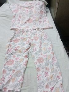 Floral Print Pajama Set