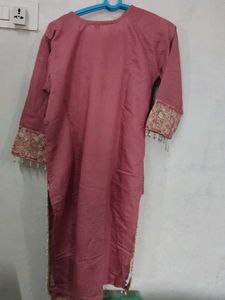 Embellished Pink Kurta