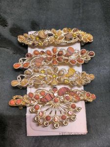 Elegant Vintage Hair Clips Set
