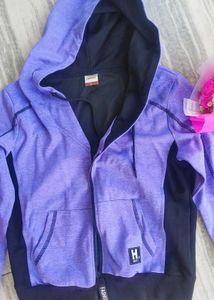 Purple &amp; Black Fashion Hoodie,very much like new