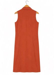 Virgio Women Pure Cotton Front Open Twill Dress