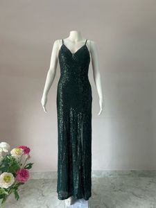 Sparkling Sequin green gown
