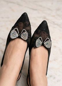 Dressberry Black Embellished heels 👠