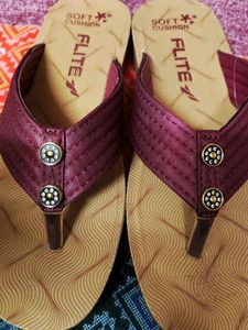 Flite Soft cushion slippers Size 5