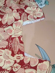 Floral Print Long Sleeve Blouse