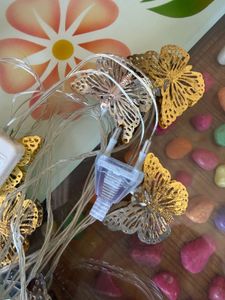 Golden Butterfly String Lights