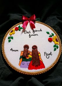 Best Friend Embroidery Design