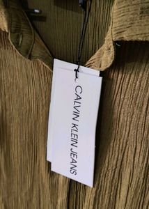 🫒 Olive Vintage Glam Shirt Dress