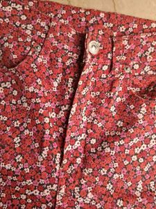 H&amp;M Floral Wide-Leg Pants