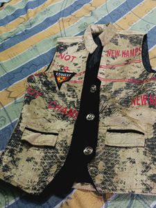 Unique Graphic Print Men's Vest