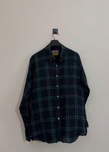 Men's Plaid Button-Up Shirt