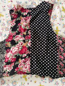 Y2k Floral Patchwork Top