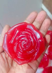 Rose Shaped Red Soap 5