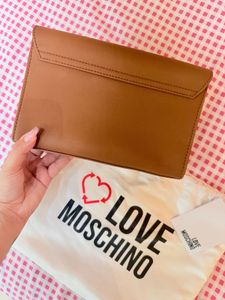 Love Moschino Brown sling brand new