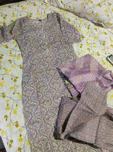 Cotton Printed Kurta Set