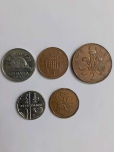 Mix countries foreign rare coins