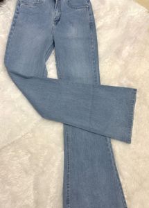 Light Wash Flare Leg Jeans