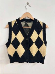 Argyle Knit Vest