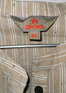 ANOUK BEIGE COTTON KURTA SET | SIZE S