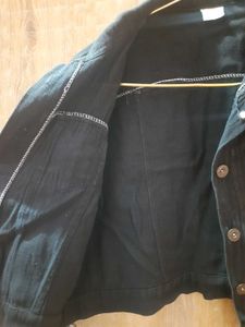 Classic Black Denim Jacket