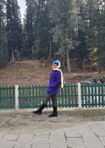 Purple Wool Coat