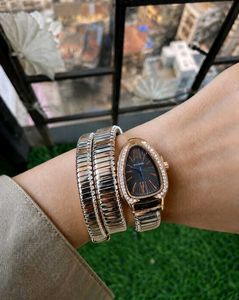 Luxury Bvlgari Watch With Diamond Bezel