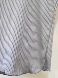 Ribbed Grey Top