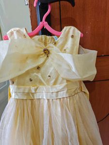 Beautiful Yellow Party Gown