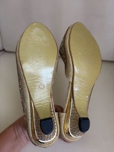 Embellished Peep-Toe Heels