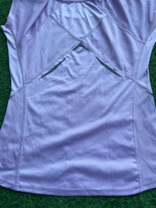 Lavender Workout Top - 'Push Yourself'