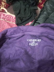 Very Beautiful Purple 💜 Jacket With Zip