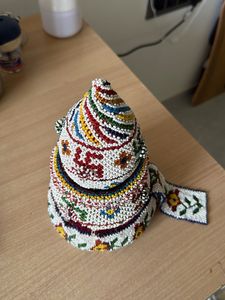 Handcrafted Beaded Bridal Headpiece