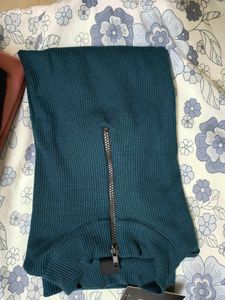 Embroidered Button-Down Top