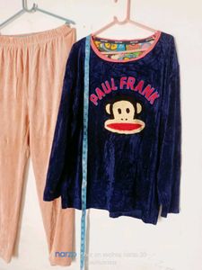 Cute Paul Frank Pajama Set