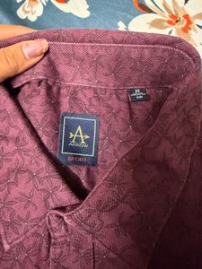Arrow Sport Men's Maroon Shirt