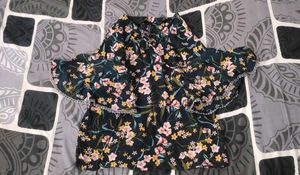 Floral Print Peplum Top🌷
