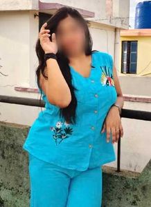 Stylish Blue Embroidered Pant Set co-ord se
