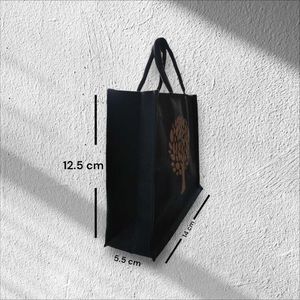 Beautiful Black Canvas Bag Combo For Gifting