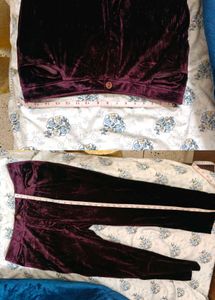 Plush Velvet Pants