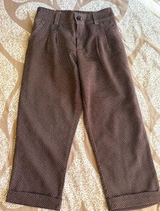 Brown Polka Dot Capris