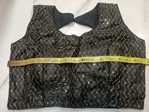 NEW Elegant Black Sequin Blouse