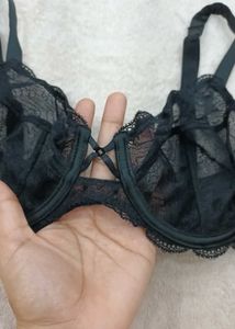 Black Lace Bra 34D